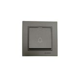MAKEL KAREA FÜME ZİL BUTONU+TEKLİ ÇERÇEVE