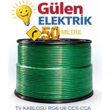 Makel Veel Tv Anten Kablosu 50 Metre Rg-U4 Hd4 K Cca