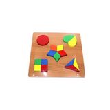Maker Design Ahşap Zeka ve Hayal Gücü Geliştirmeye Yardımcı Bul Tak Geometrik Şekilli Tangram Akıl Oyunu