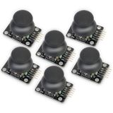 MakerHawk 6 paket Joystick modülü oyun konsolu çift eksenli XY Joystick modülü KY-023 kontrol çubuğu sensör kartı PS2 Arduino ahududu Pi ile uyumlu
