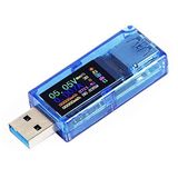 MakerHawk USB 3.0 Test Cihazı, USB Güç Ölçer, 3.7-30V 0-4A Voltaj Test Cihazı Multimetre, USB Akım Ölçer Test Cihazı, IPS Renkli Ekran Voltmetre Ampermetre, USB Şarj Cihazı Test Cihazı AT34