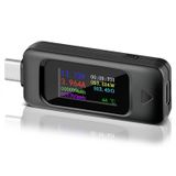 MakerHawk USB Test Cihazı Tip C Voltmetre Akım Test Cihazı Güç Ölçer Multimetre Ampermetre Tip C USB Şarj Cihazı Test Cihazı Renkli Ekran Kapasitesi Voltaj Akım Dedektörü 0-5A 4-30V