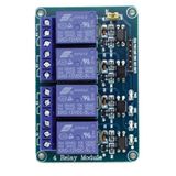 Makermarketim-12V 4 Kanal Röle Kartı (Geliştirme Kartlarıyla Uyumlu)