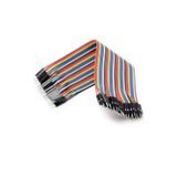 Makermarketim-40 Adet Erkek-Erkek Jumper Kablo 20Cm