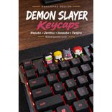 Makerpax Demon Slayer Keycaps 4'lü Set Nezuko, Zenitsu, Inosuke ve Tanjiro - Mekanik Klavye Tuş Takımı