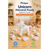 Makerpax Minipax Unicorn Mıknatıslı Puzzle - Magnetic Puzzle Çocuklar İçin Eğitici ve Geliştirici Oyuncak