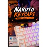 Makerpax Naruto Temalı Keycaps 3'lü Set - Cherry MX Uyumlu Mekanik Klavye Tuş Takımı
