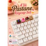 Makerpax Pastane Temalı Keycaps 4'lü Set - Cherry MX Uyumlu Mekanik Klavye Tuş Takımı