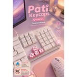 Makerpax Sevimli Kedi Patili Keycaps 4'lü Set - Cherry MX Uyumlu Mekanik Klavye Tuş Takımı