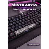Makerpax Silver ABYSS 6.25U Spacebar Keycap - Cherry MX Uyumlu Mekanik Klavye Boşluk Tuşu