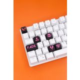 Makerpax Valorant Fade Keycaps, Q-E-X-C Mekanik Klavye Tuşu