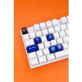 Makerpax Valorant Kay/o Keycaps, Q-E-X-C Mekanik Klavye Tuşu