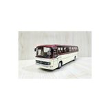 Maket 25 cm 1/43 ölçek bordo metal MERCEDES BENZ O302 OTOBÜS MAKETİ