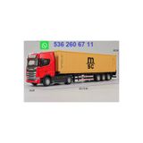 Maket 30 cm uzunlukta SCANIA S730 KONTEYNER TIR