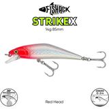 Maket Balık - Fishack Strikex - Sinking - 3D Hologram Paint - 14G 85MM - Renk Red Head