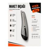 Maket Bıçağı Metal Gövdeli Profesyonel Falçata Kesim Bıçağı Kaliteli Dayanıklı Maket Bıçağı Karton PVC Halı Kesici FALÇATA1