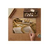 Maket Gemi - Pusula - Halat Tasarımı 240 Parça Ahşap Puzzle Ahşap Kutuda MP04008