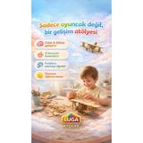 Maket Uçak 3D Ahşap Puzzle