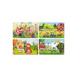 Maketçiniz 4 Adet 24 Parça Ahşap Puzzle Yapboz Set-6