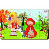 Maketçiniz Kırmızı Başlık Kız 24 Parça Ahşap Puzzle