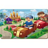 Maketçiniz Lunapark 24 Parça Ahşap Puzzle
