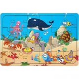 Maketçiniz Okyanus Canlıları 24 Parça Ahşap Puzzle