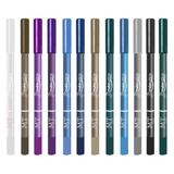 Makeuptime 12'li Super Long Lasting Yumuşak Sürüm Eyeliner - Renkli