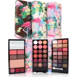 Makeuptime 3 Katlı Cüzdan Makyaj Seti - Far Paleti Pratik Kullanım ve Yüksek Pigment Özellikli