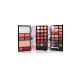 Makeuptime 3 Katlı Makyaj Seti - Far Paleti Allık Pudra Ruj