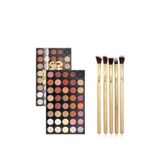Makeuptime 40'lı Renkli Göz Farı Palet+far Fırça Seti