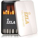 Makeuptime Izla 12 Li Makyaj Fırça Seti - Gümüş
