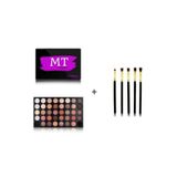 makeuptime Mt 40'lı Far Paleti Ve Izla 5'li Fırça Seti Renkli