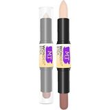 Makeuptime mt Çift Uçlu Stick Kapatıcı Beyaz Renkli Özellikli Makyaj Ürünü