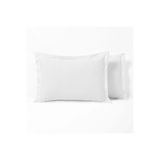 Maki %100 Pamuklu 2 Adet 50x70 Volanlı Yastık Kılıfı Seti (4 Tarafında +5cm Volan Vardır), Beyaz