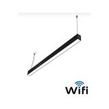 Maki Aydınlatma 100 Cm Wi-Fi Linear Sarkıt Armatür Aydınlatma (Beyaz Kasa 4000K ) 42W
