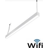 Maki Aydınlatma 60 cm Wi-Fi Linear Sarkıt Armatür Aydınlatma - SİYAH KASA - 3000K - Gün Işığı
