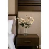 MAKİ DEKOR YAPAY GELİNCİK DALI KREM RENKLİ MODERN DEKORATİF SALON ÇİÇEĞİ 3 DALLI 60 CM