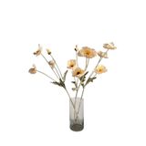 MAKİ DEKOR YAPAY GELİNCİK MODERN DEKORATİF VAZO ÇİÇEĞİ 3 DALLI 60 CM
