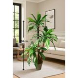 MAKİ DEKOR Yapay Yucca Ağacı Dekoratif Salon Bitkisi 110 Cm 3 Gövdeli