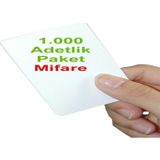 Makim Nif Bilişim 1. sınıf Mifare kart 13.56Mhz M2 Mifare Kart 1000 Adet