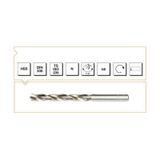 Makina Takım Hss Dın 338 Silindirik Saplı(Kısa)Taşlanmış Matkap Ucu 3.5Mm-Mte B00007000350