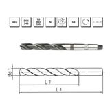 Makina Takım Hss Dın 345 Mors Konik Saplı Matkap Ucu 14.5 Mm-Mte B00007401450
