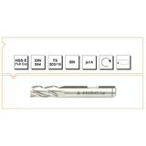 Makina Takım Hss Dın 844 Bn Silindirik Saplı Parmak Freze 13 Mm (Kısa)-Mte B00276181300