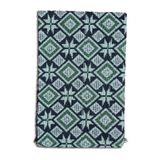 Makine Dokuması Baklava Desenli Büyük Kilim, Yeşil