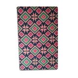 Makine Dokuması Baklava Desenli Kilim, Karışık