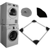 Makinesi Kurutma Makinesi Istifleme Kiti Tüm Markalar ile Uyumlu Ayarlanabilir, Gri - Inox Modelle