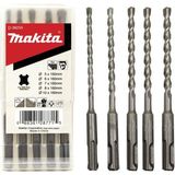 Makita D-38255 SDS Plus Kırıcı Delici Matkap Uç Seti 5 Parça 5-10 mm Ölçülerde