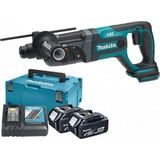 Makita DHR241 RMJ 18V Akülü Kırıcı Delici 4.0AH Çift Akülü 20 mm Beton Delme Kapasitesi (4.0AHX2)