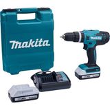 Makita HP488D002 18 V 1,5 Ah Çift Akülü Darbeli Matkap Vidalama Fıstık Yeşili Plastik Malzeme