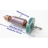Makita Tipi Hp 1640 - Hp 1641 Endüvi Rotor Kollektör